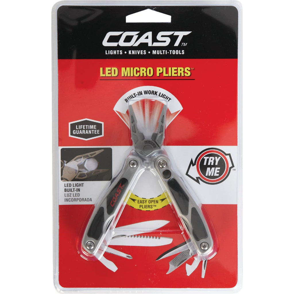 Coast LED130 Mini 14-In-1 Stainless Steel & Black Multi-Tool