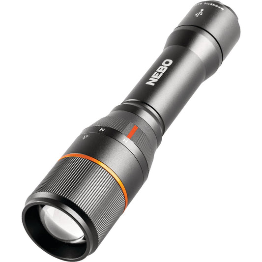 Nebo DaVinci LED Anodized Aluminum 1500 Lm. Rechargeable Flashlight