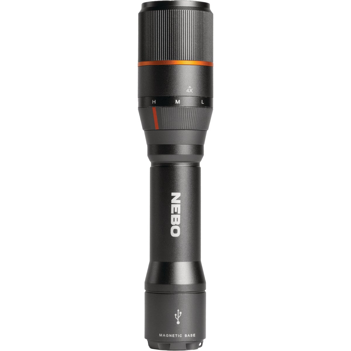 Nebo DaVinci LED Anodized Aluminum 1500 Lm. Rechargeable Flashlight