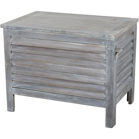 Leigh Country 56 Qt. Acacia Wood Cooler, Gray