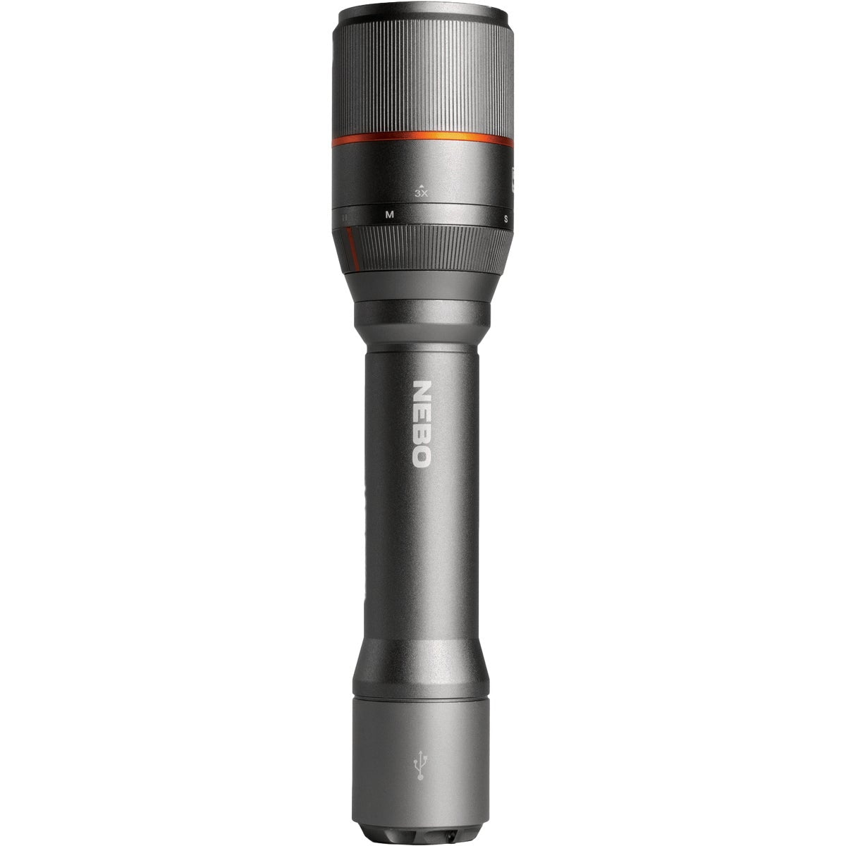 Nebo DaVinci LED Anodized Aluminum 3500 Lm. Rechargeable Flashlight