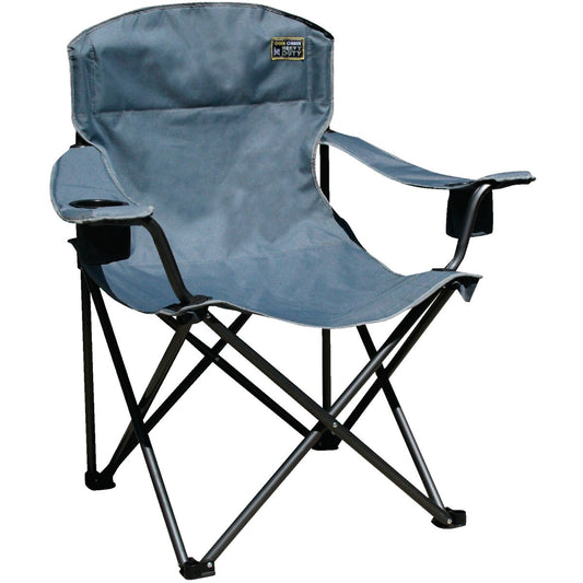 Bravo Sports Blue Polyester Heavy-Duty Folding Chair