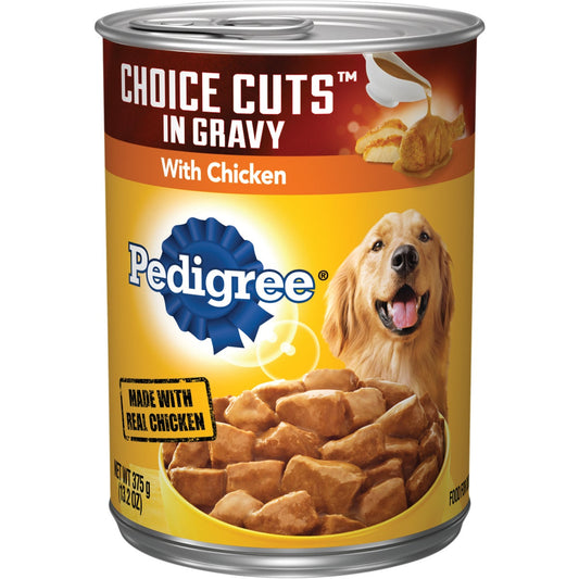 Pedigree Choice Cuts in Gravy with Chicken Wet Dog Food, 13.2 Oz.