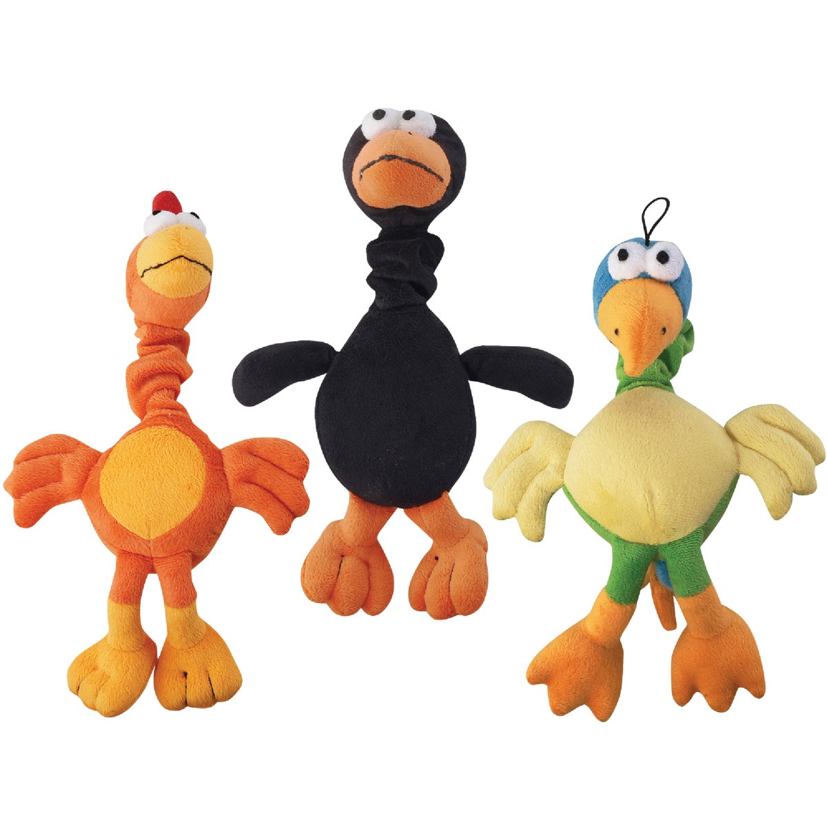 Ethical Pet Chirpies 14 In. Plush Bird Dog Toy