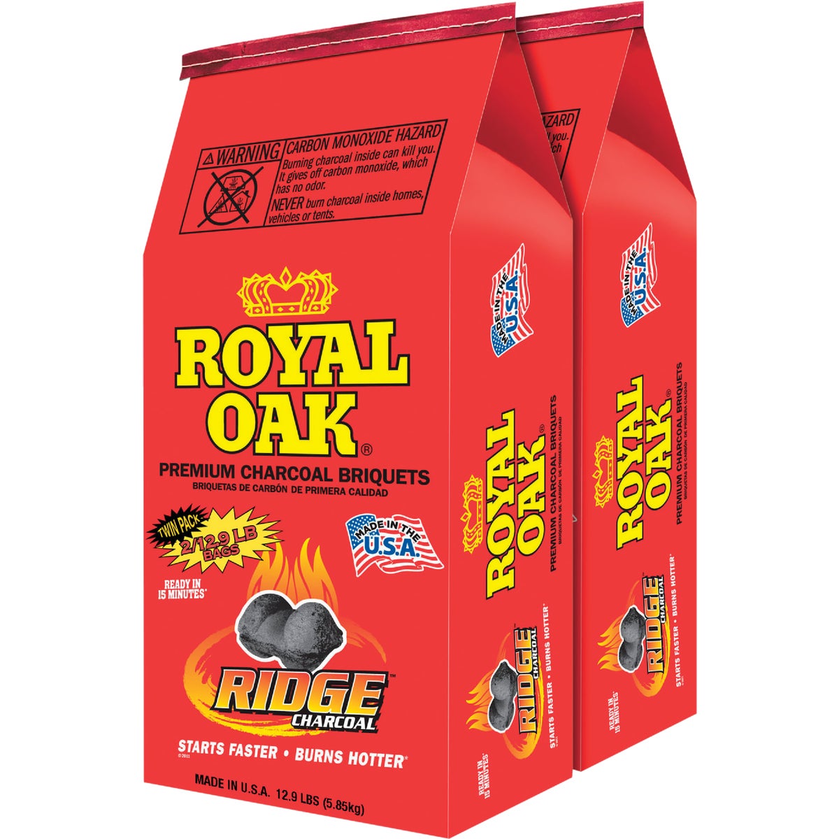 Royal Oak 12.9 Lb. Briquets Charcoal (2-Pack)