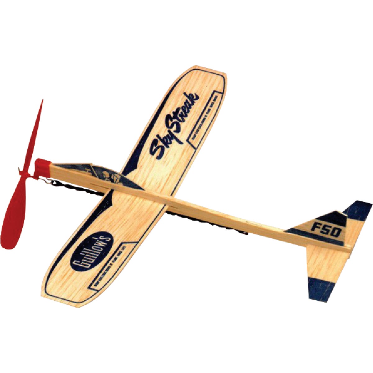 Paul K Guillow Sky Streak 12 In. Balsa Wood Glider Plane