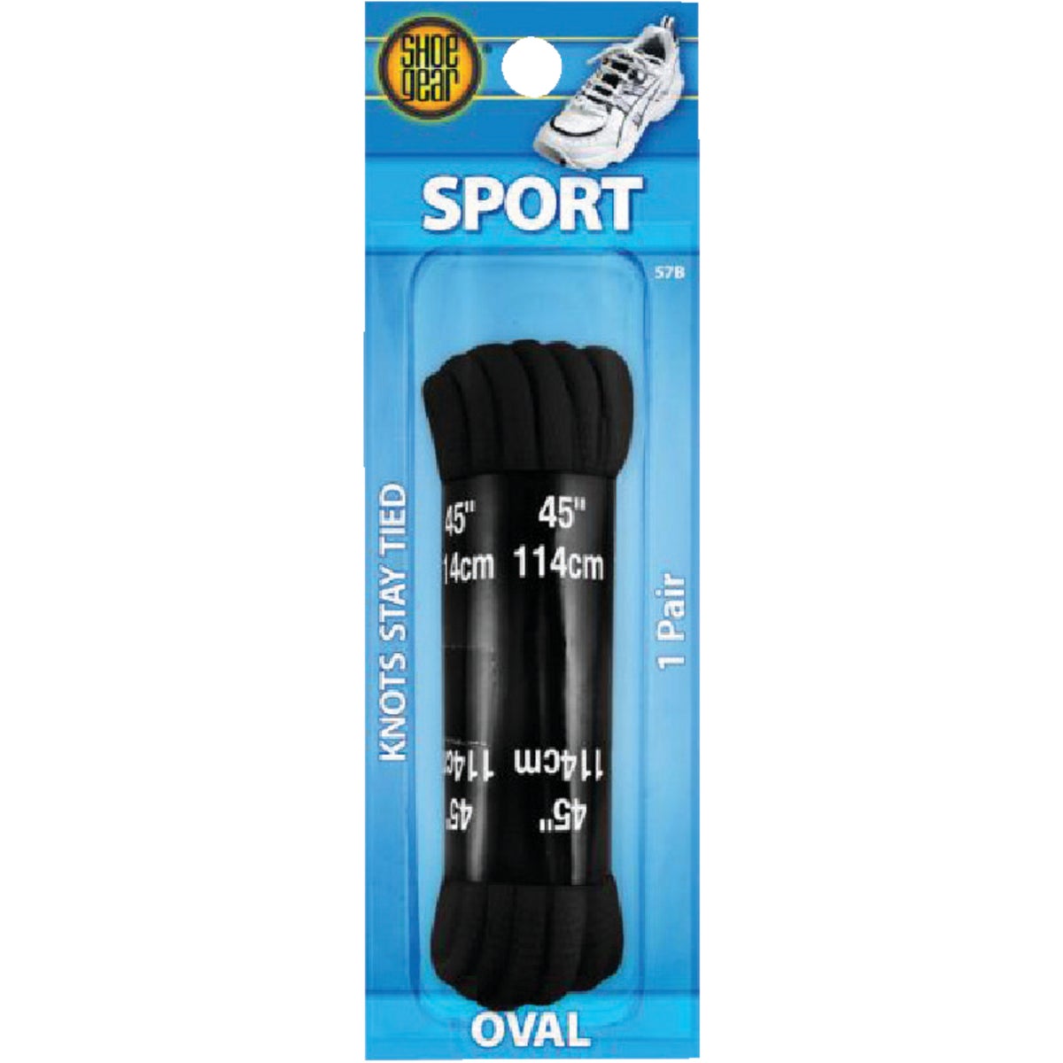 Shoe Gear Athletic Oval 45 In. Athletic Laces