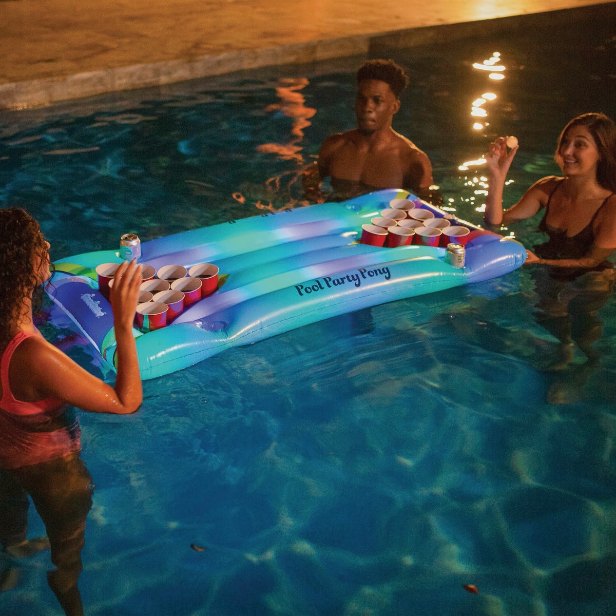 PoolCandy 2 or More Players Illuminated LED Pool Party Pong