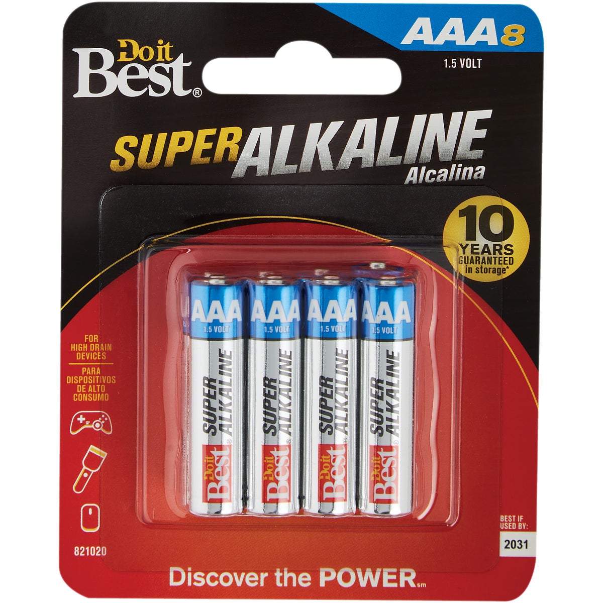 Do it Best AAA Alkaline Battery (8-Pack)