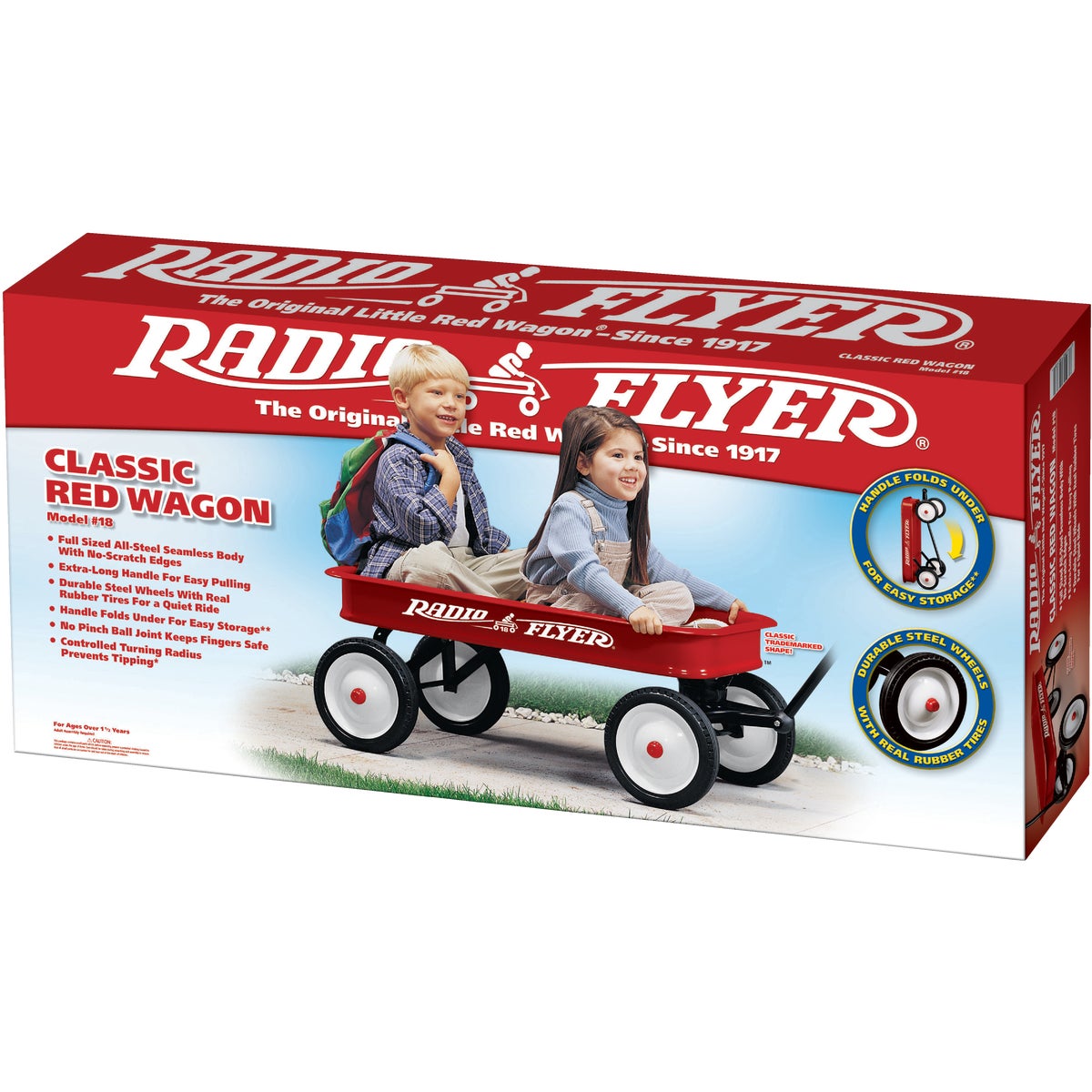 Radio Flyer Classic 39-1/2 In. Red Wagon