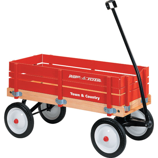 Radio Flyer Town & Country 36 In. Red Wagon