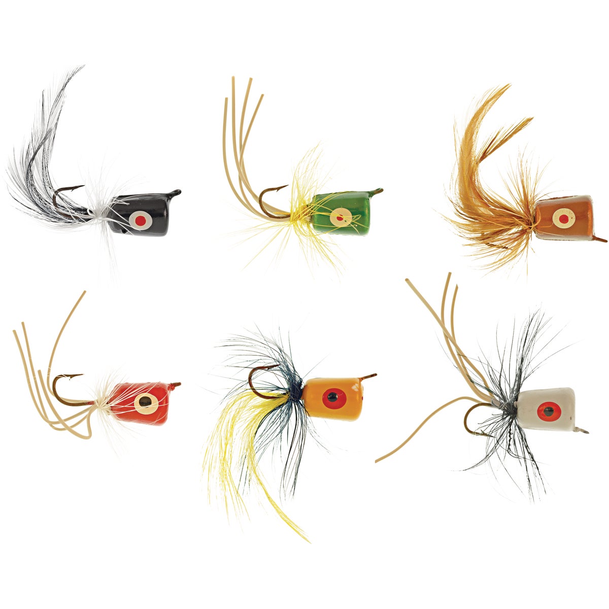 SouthBend 6-Piece Assorted Poppers Fishing Lure Kit