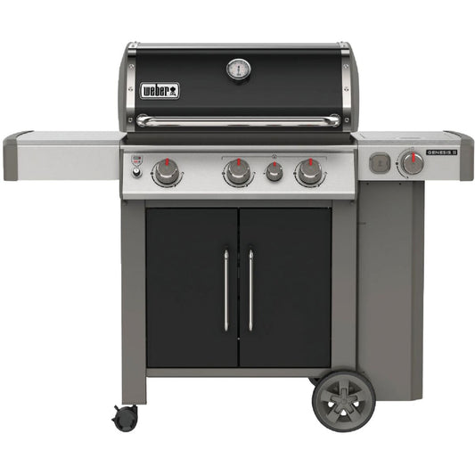 Weber Genesis II E-335 3-Burner Black 39,000 BTU LP Gas Grill with 12,000 BTU Side -Burner