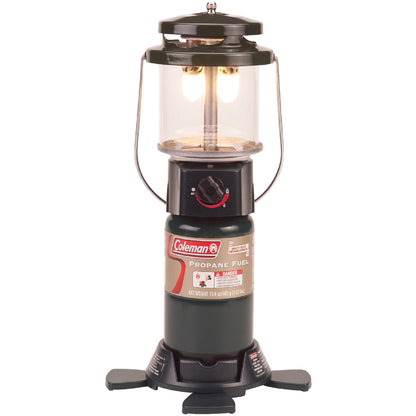 Coleman PerfectFlow 12 In. H x 8 In. Dia. Black Propane Lantern with Case
