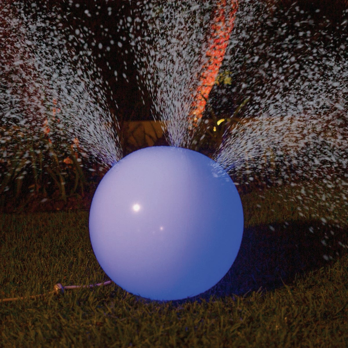 PoolCandy Illuminated Giant Color Changing 24 In. Sprinkler Ball