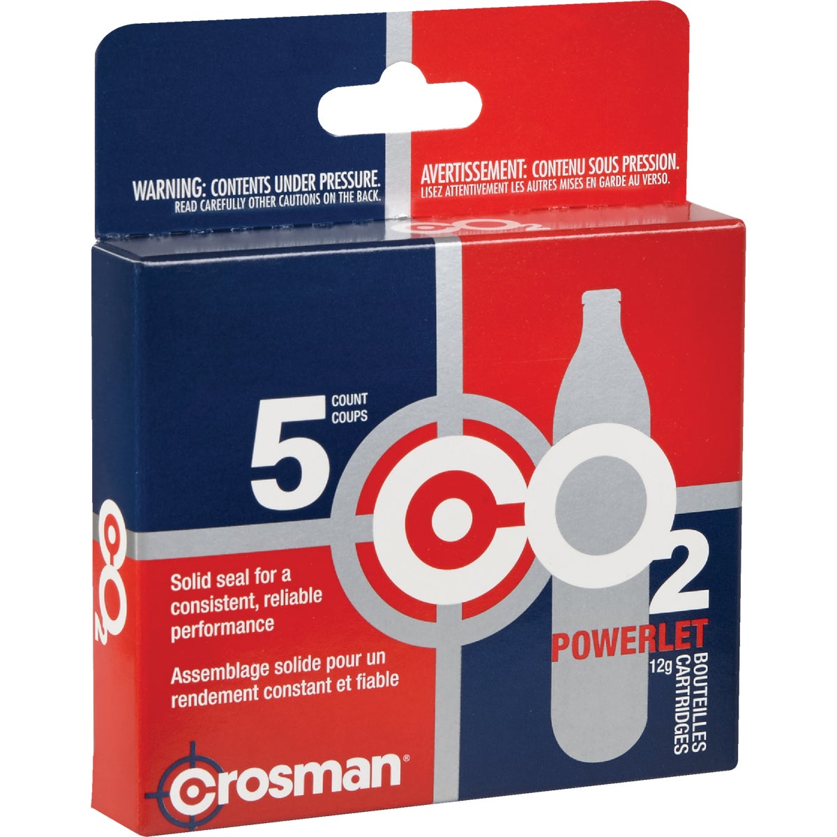 Crosman 12g CO2 Cartridge (5-Pack)