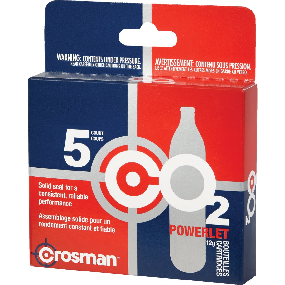 Crosman 12g CO2 Cartridge (5-Pack)