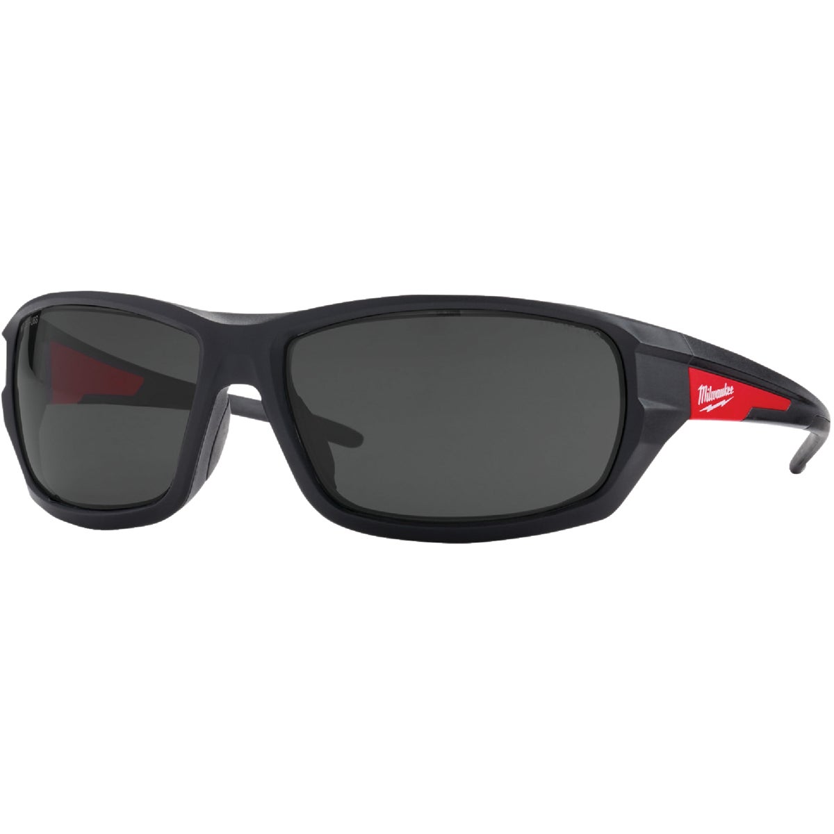 Milwaukee Red & Black Frame High Performance Safety Glasses with Tinted Lenses
