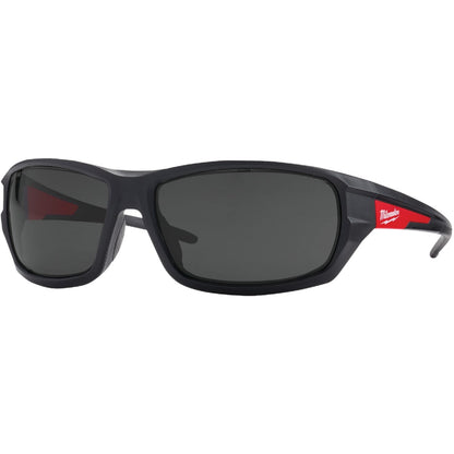 Milwaukee Red & Black Frame High Performance Safety Glasses with Tinted Lenses