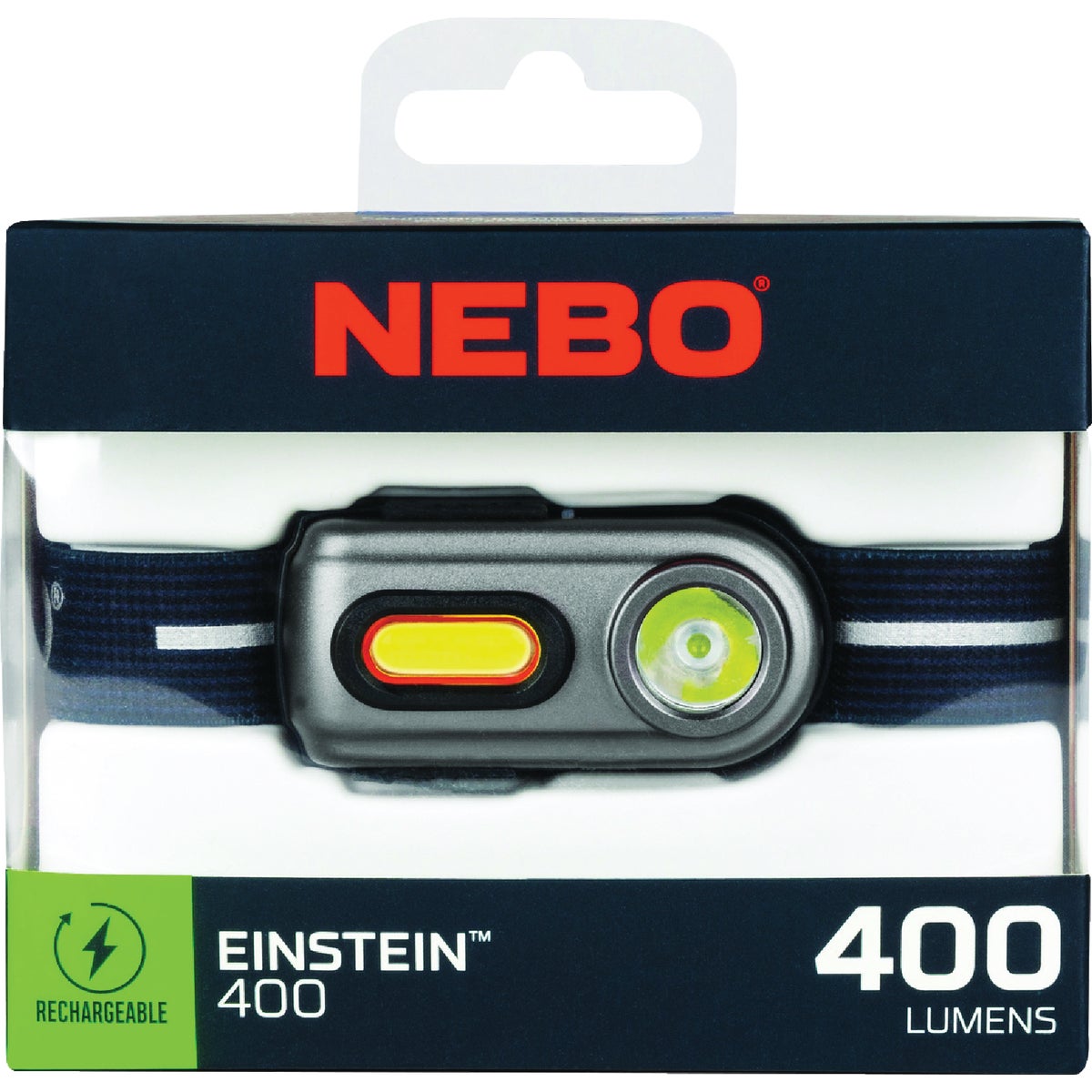 Nebo Einstein 400 Lm. LED Rechargeable Headlamp