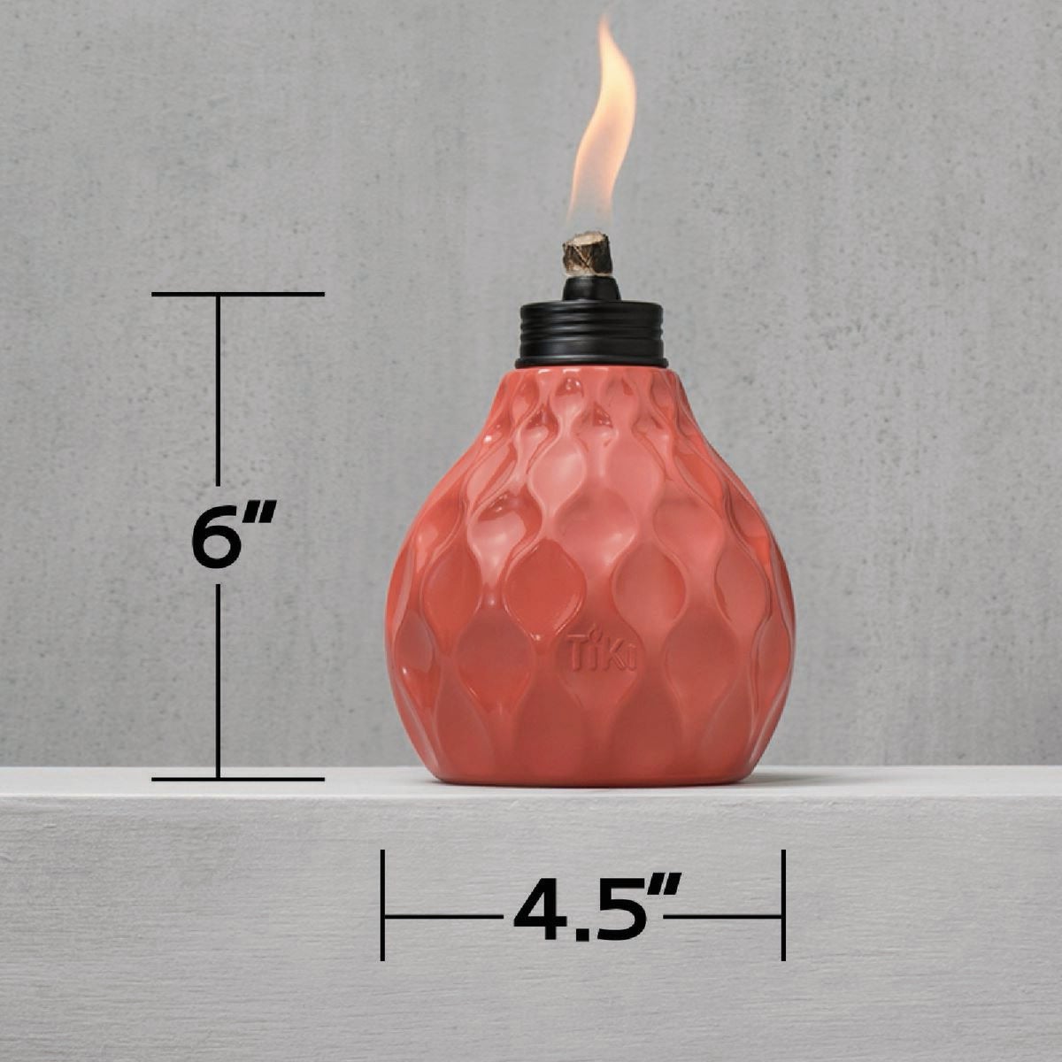 Tiki 6 In. Glass Table Torch