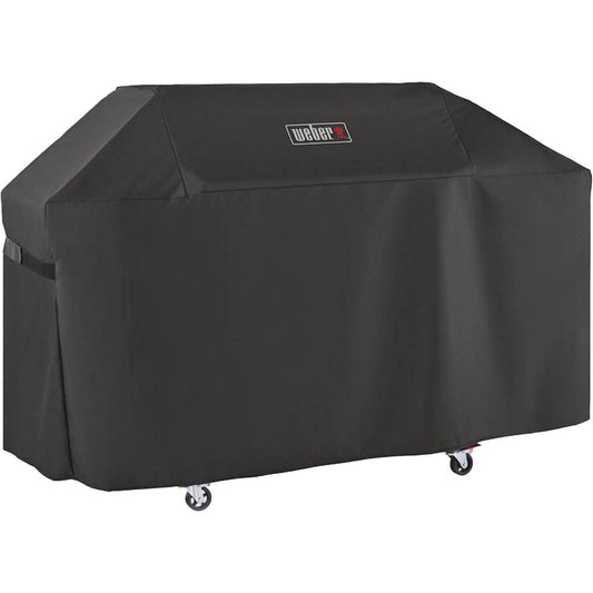 Weber Genesis 400 Series 71 In. Black Polyester Grill Cover