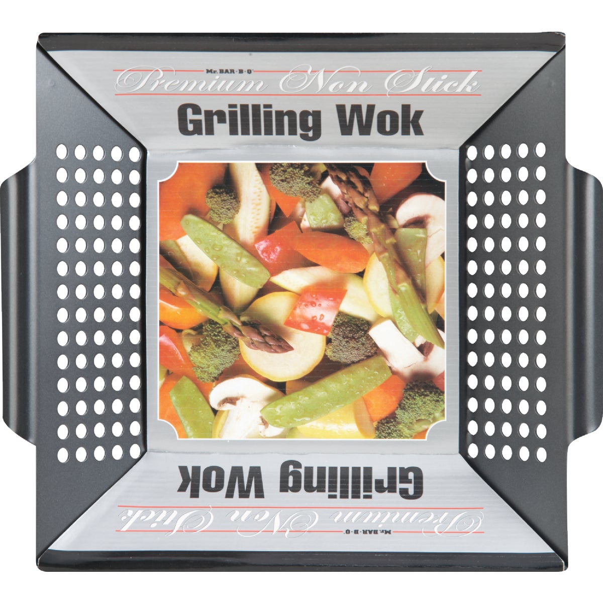 GrillPro 12 In. x 12 In. Non-Stick Gourmet Wok