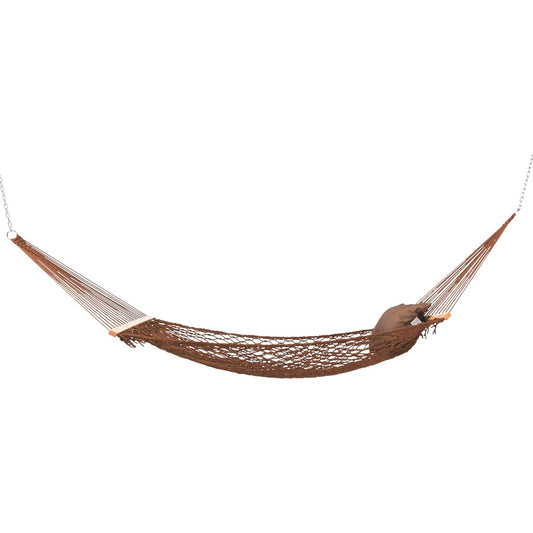 Castaway Deluxe Brown Rope Hammock