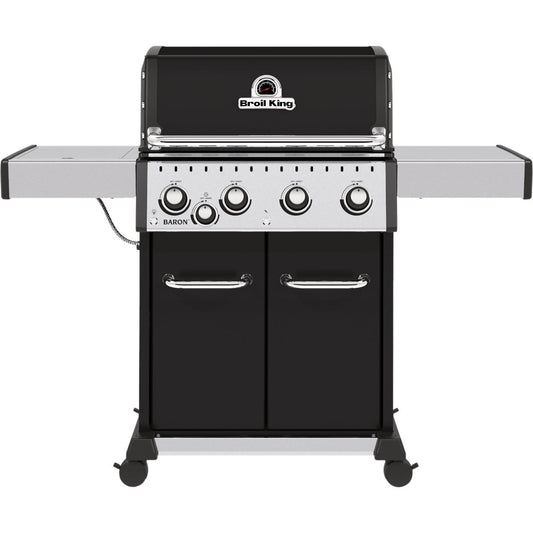 Broil King Baron 440 Pro 4-Burner Black 40,000 BTU Natural Gas Grill