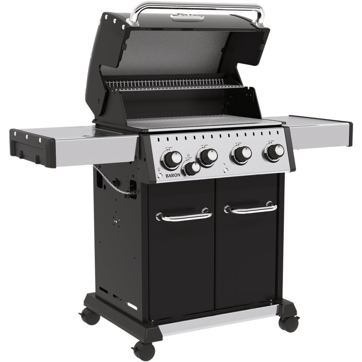 Broil King Baron 440 Pro 4-Burner Black 40,000 BTU Natural Gas Grill