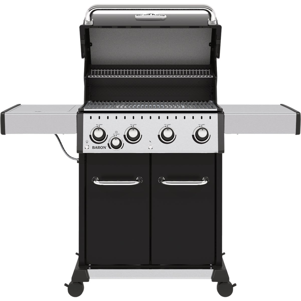 Broil King Baron 440 Pro 4-Burner Black 40,000 BTU Natural Gas Grill