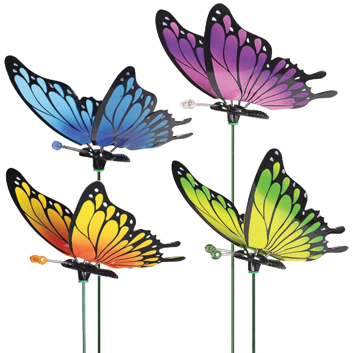Exhart WindyWings 16 In. H. Plastic Butterfly Garden Stake