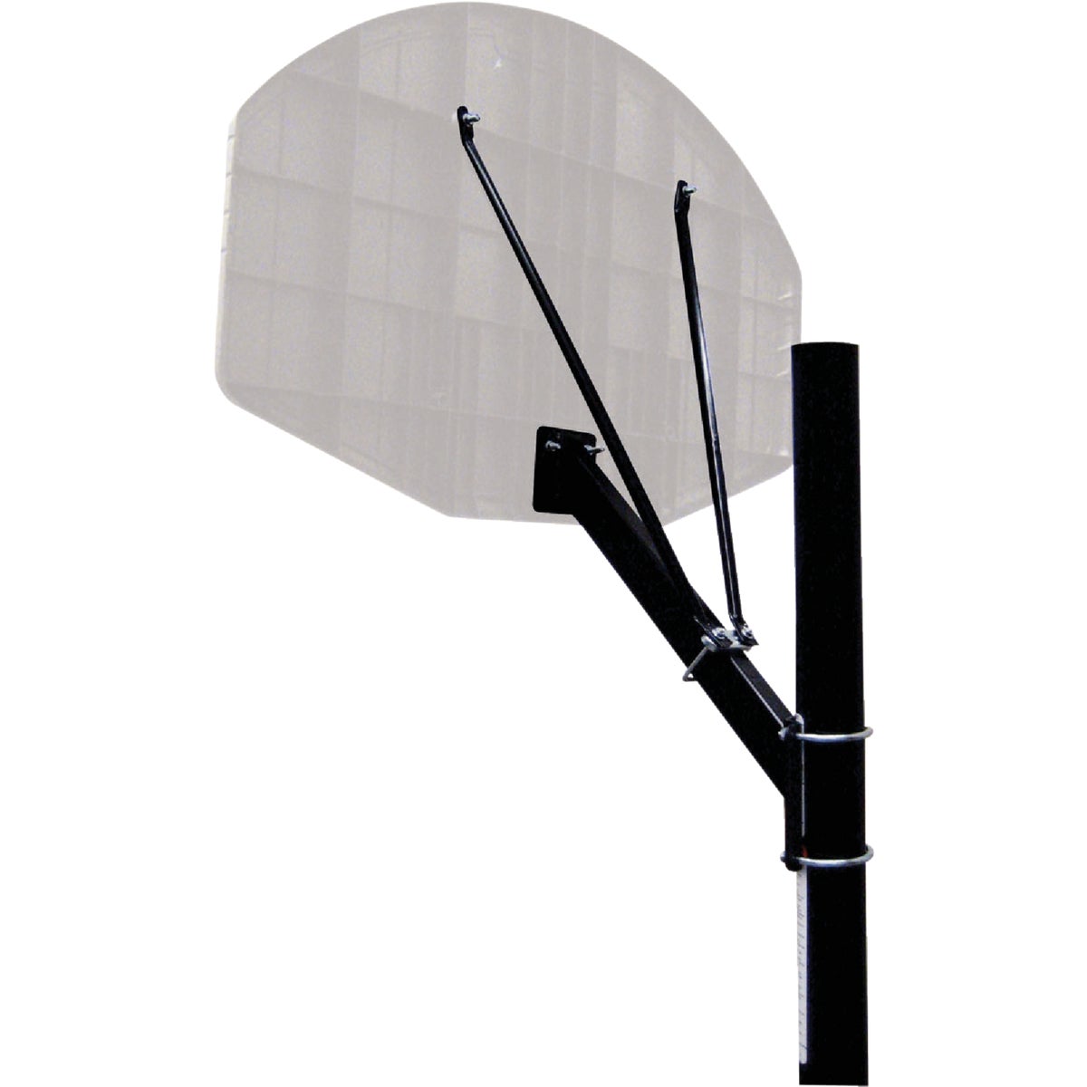 Huffy Sports Adjustable Backboard Mounting Basketball Pole