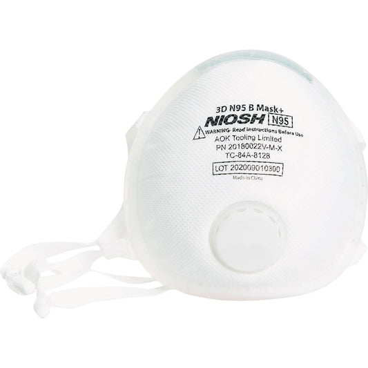Softseal Medium N95 360-Degree Silicone Seal 3D Respirator with Valve