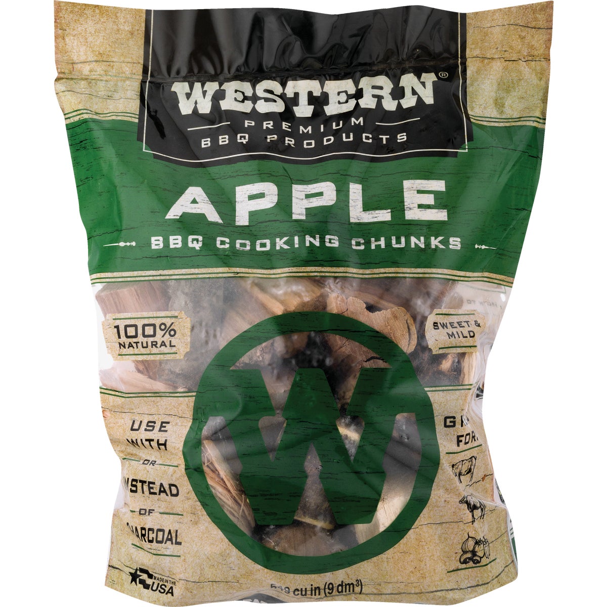 Western 549 Cu. In. Apple Wood Smoking Chunks