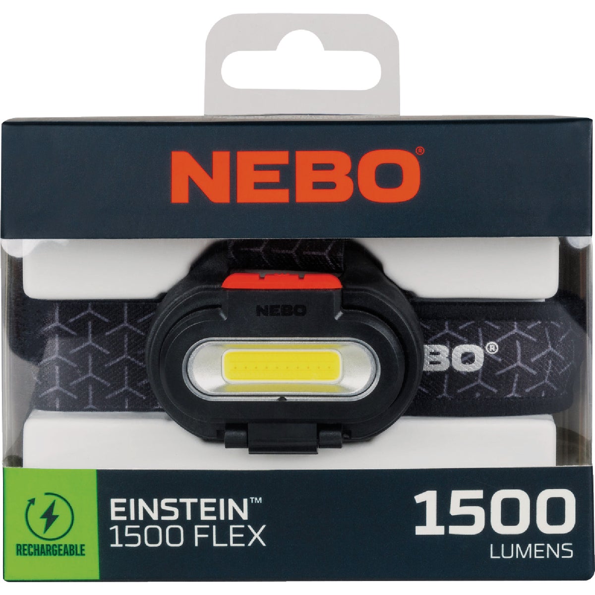 Nebo Einstein Flex 1500 Lm. LED Rechargeable Headlamp