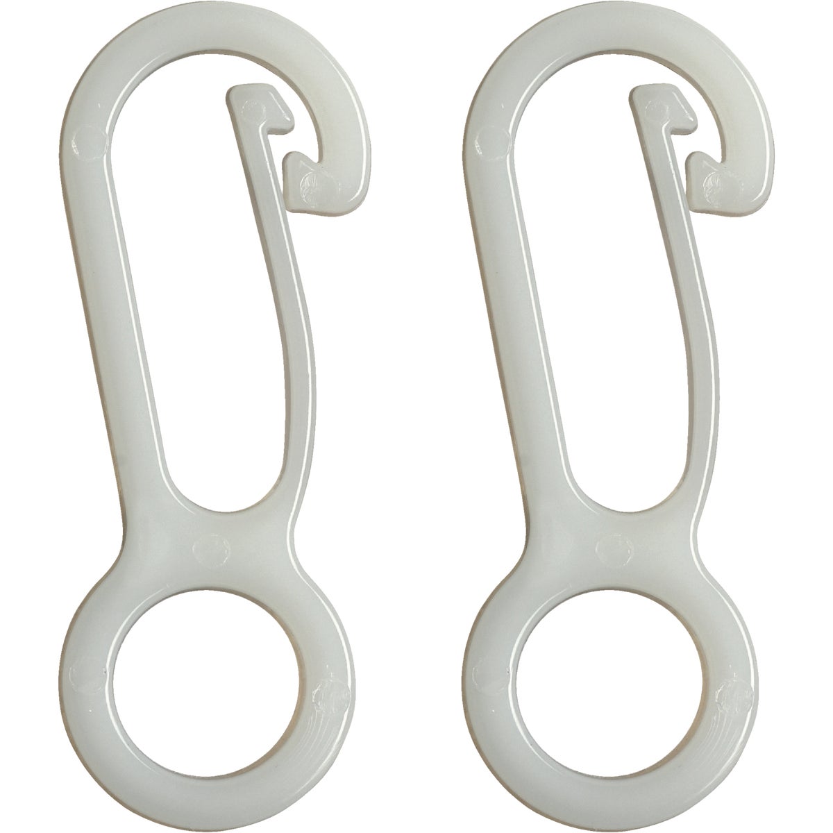 Valley Forge White Nylon Flag Clip (2-Pack)