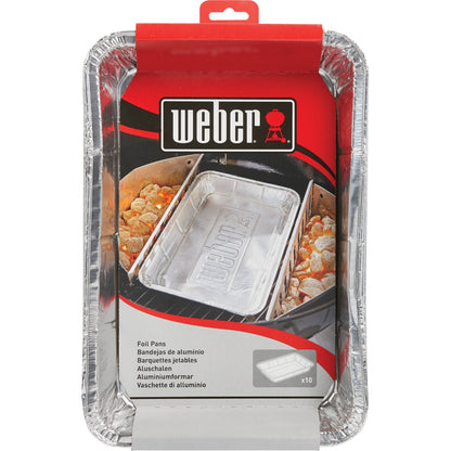 Weber Large Aluminum Drip Pan (10-Pack)