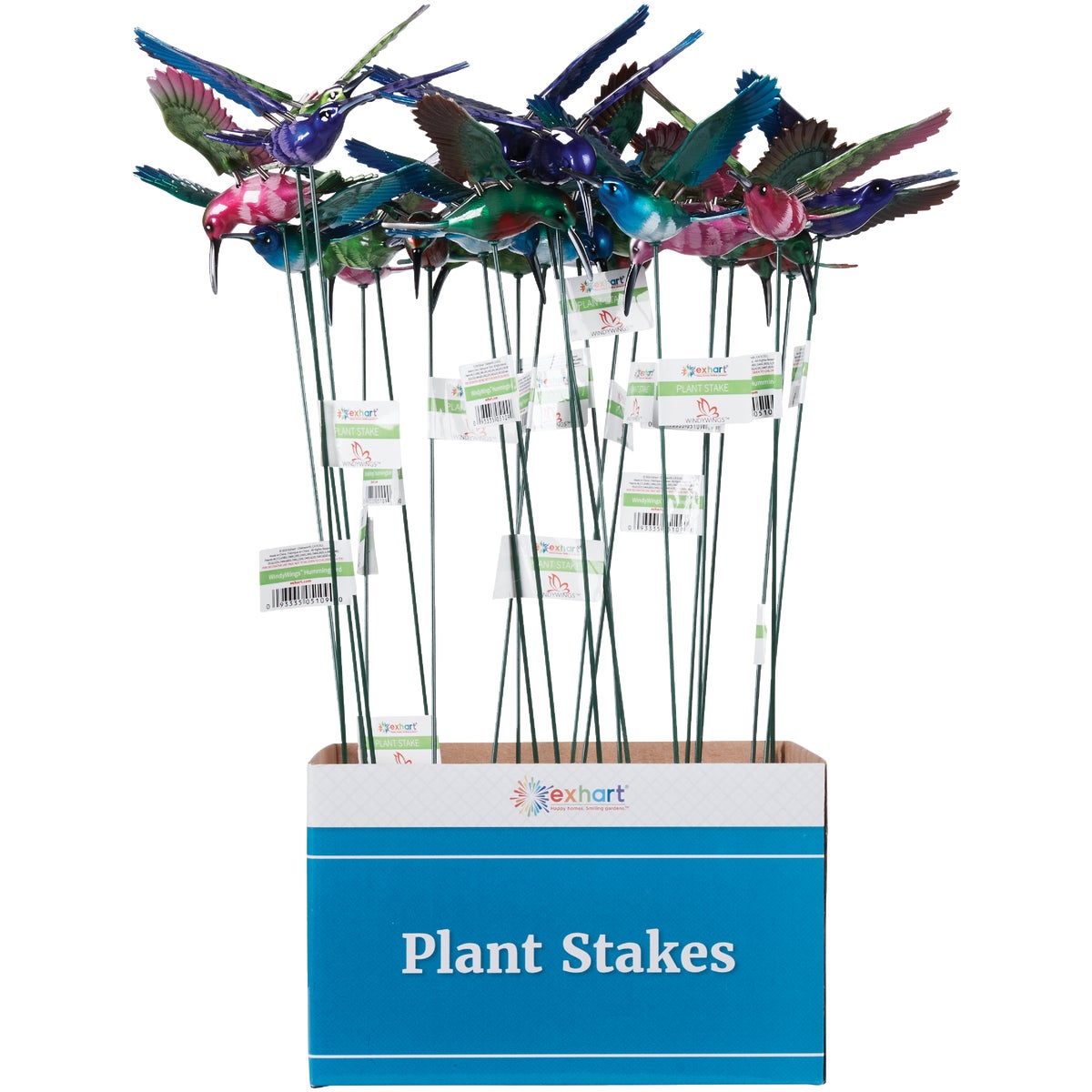 Exhart WindyWings 15.5 In. H. Plastic Hummingbird Garden Stake