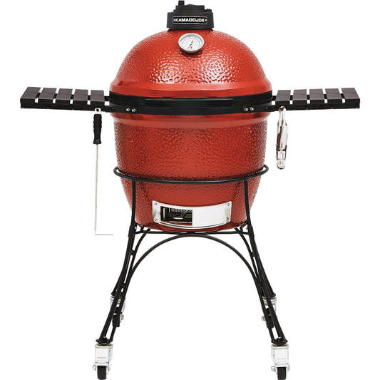 Kamado Joe Classic I 18 In. Blaze Red Ceramic Charcoal Grill