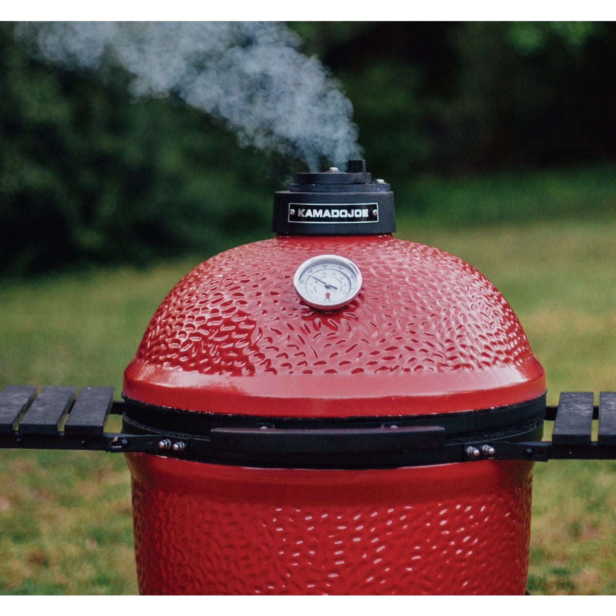 Kamado Joe Classic I 18 In. Blaze Red Ceramic Charcoal Grill