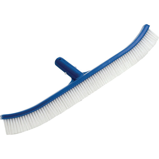 Jed Pool 18 In. L. Polypropylene Bristles Plastic Frame Curved Wall Brush