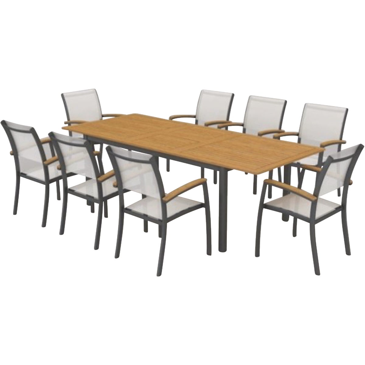 Pacific Casual Italica 9-Piece Dining Set