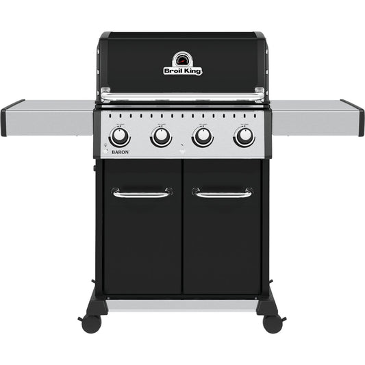 Broil King Baron 420 Pro 4-Burner Black 40,000 BTU LP Gas Grill