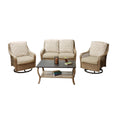 Outdoor Expressions Paris 4-Piece Chat Set
