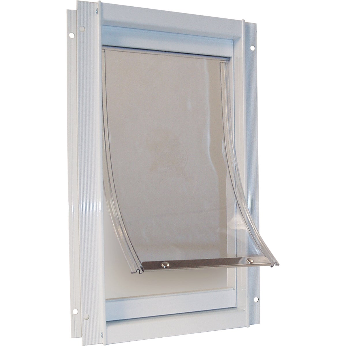 Ideal Pet 15 In. x 20 In. Super Large Aluminum White Pet Door