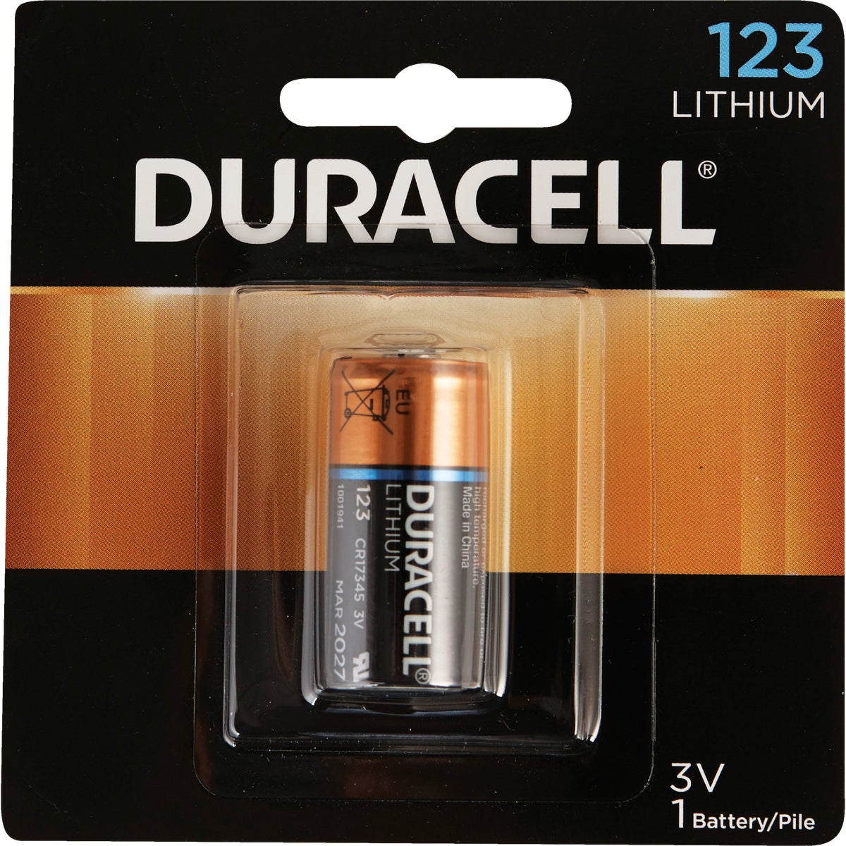 Duracell 123 Ultra Lithium Battery