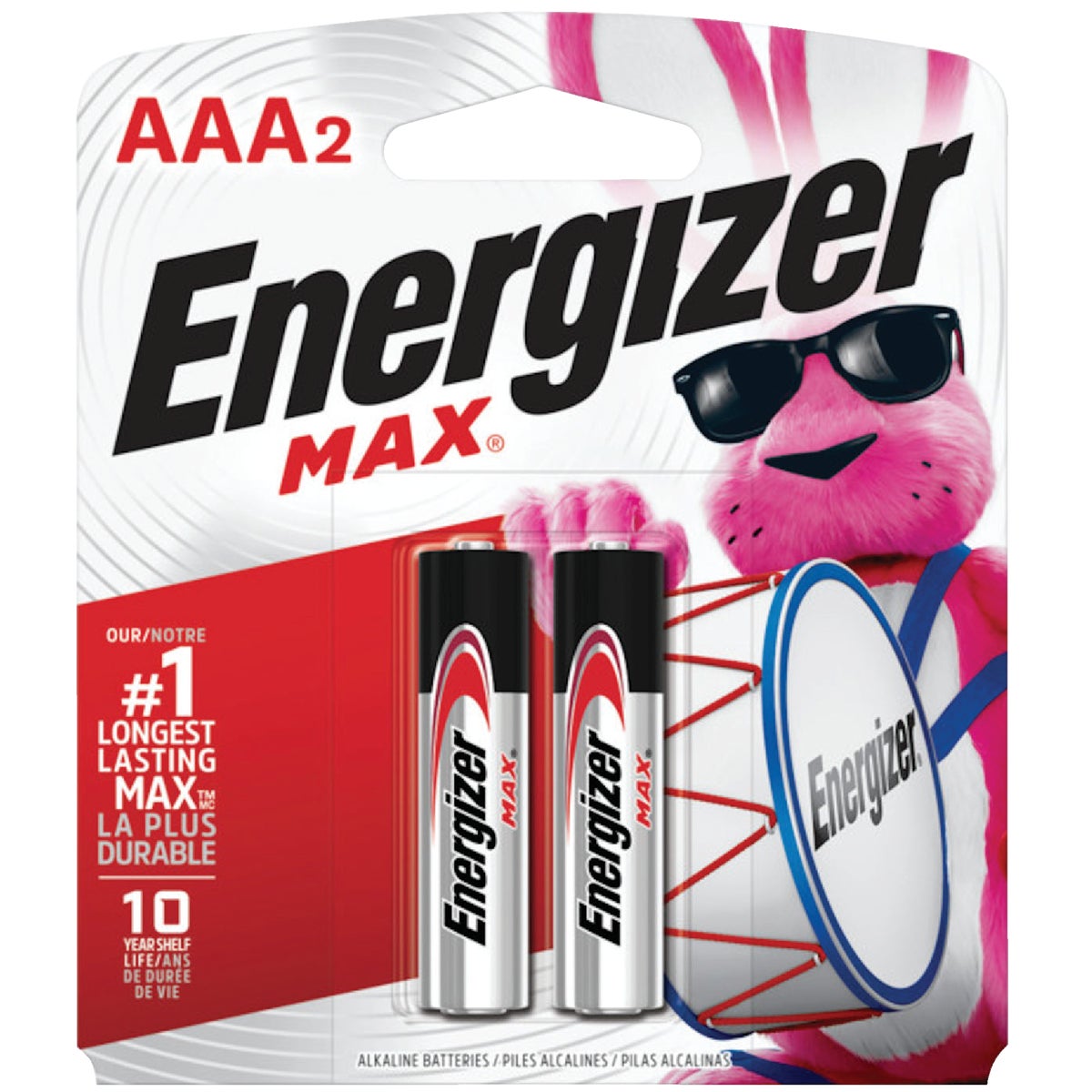 Energizer Max AAA Alkaline Battery (2-Pack)