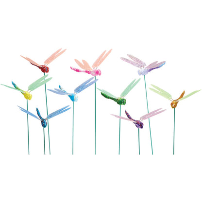 Exhart WindyWings 15.5 In. H. Plastic Dragonfly Garden Stake