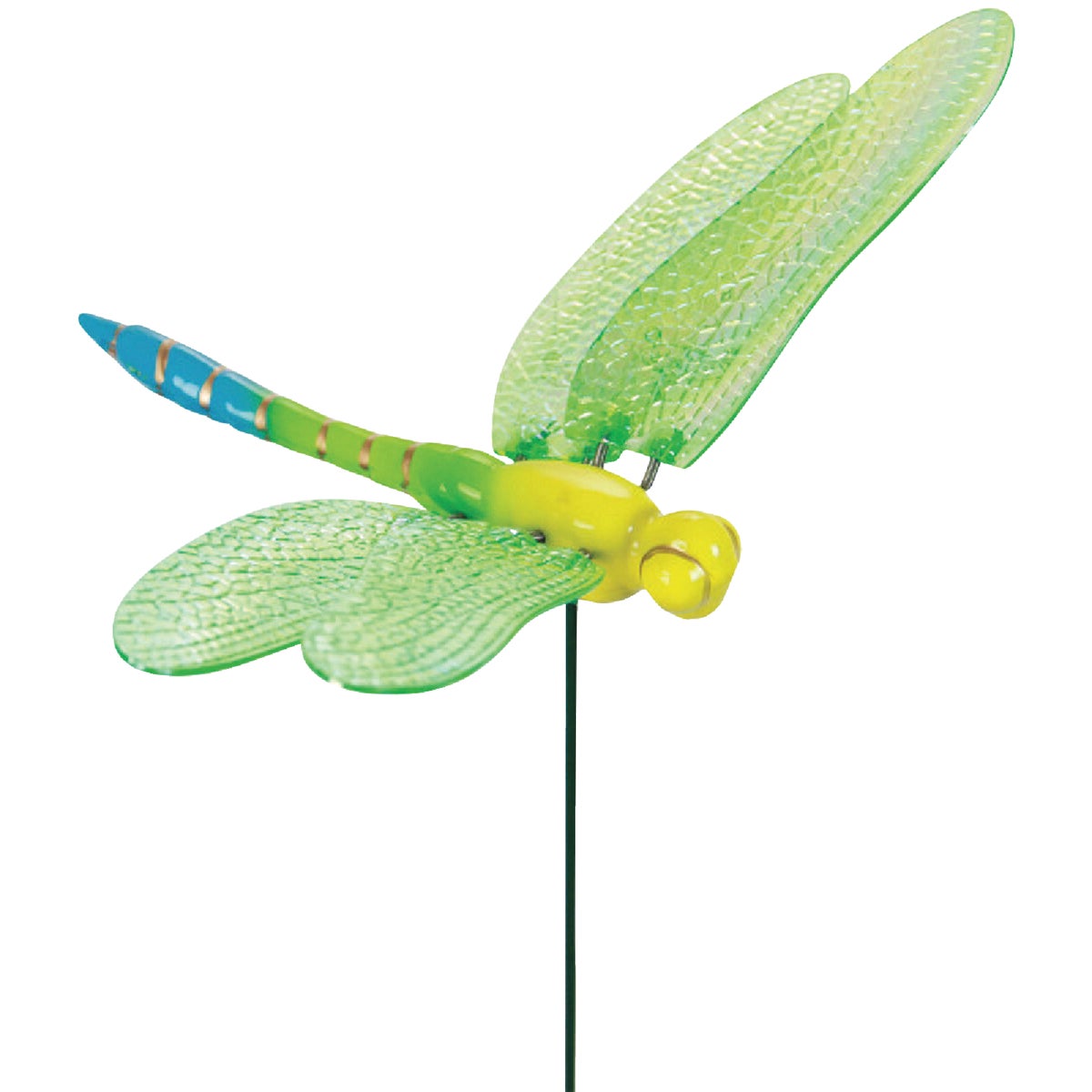 Exhart WindyWings 15.5 In. H. Plastic Dragonfly Garden Stake